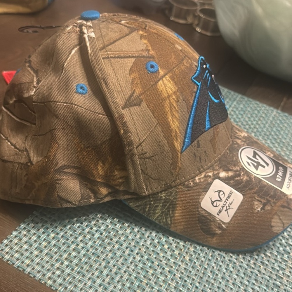 Realtree Camouflage Cap Carolina Panthers